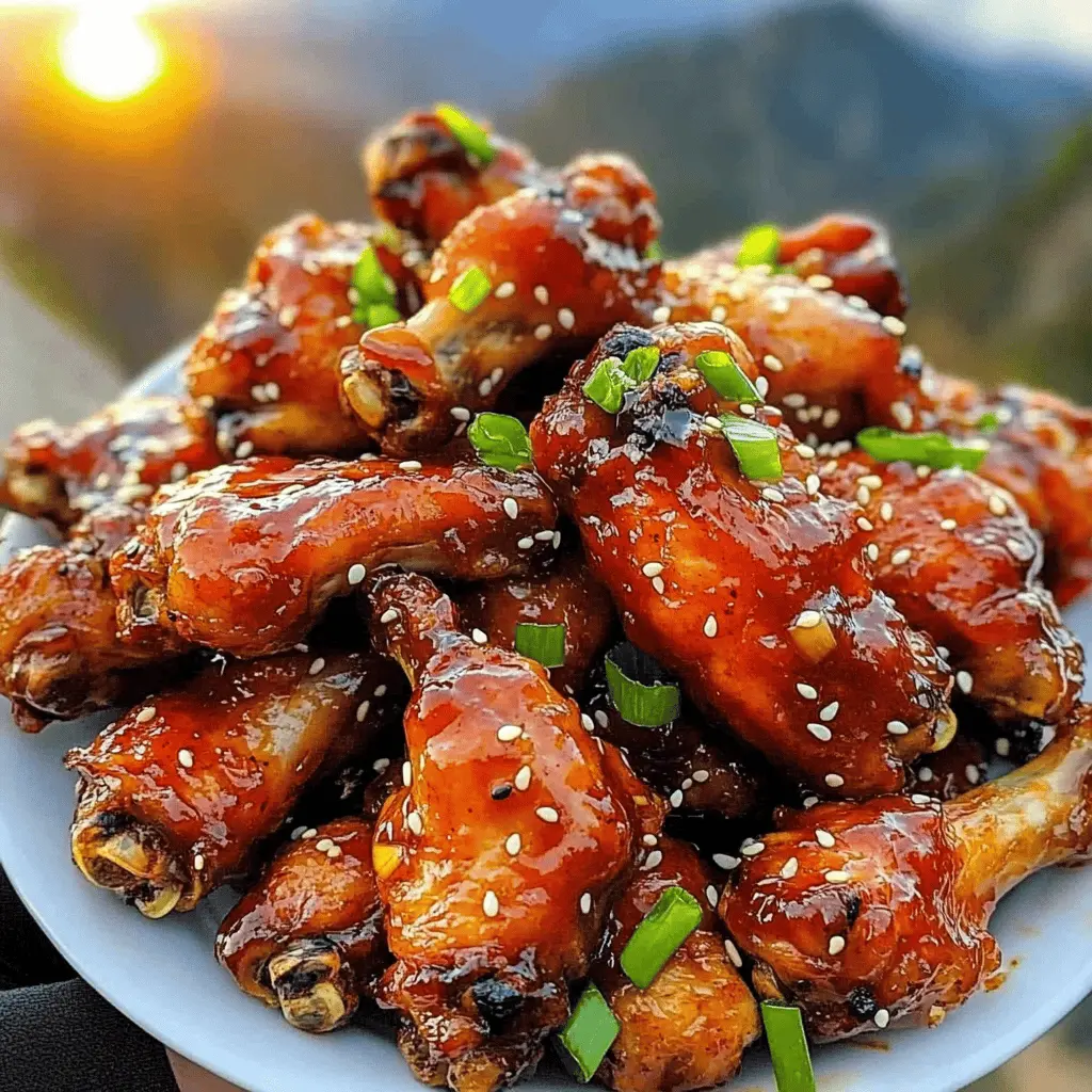 Get ready to enjoy these Crispy Korean BBQ Chicken Wings that are bursting with flavor! This easy recipe combines the perfect blend of sweet and spicy, featuring soy sauce, garlic, and gochujang for a tasty twist. Perfect for game nights, parties, or a flavorful weeknight dinner. Save this pin and treat yourself to these crunchy delights!