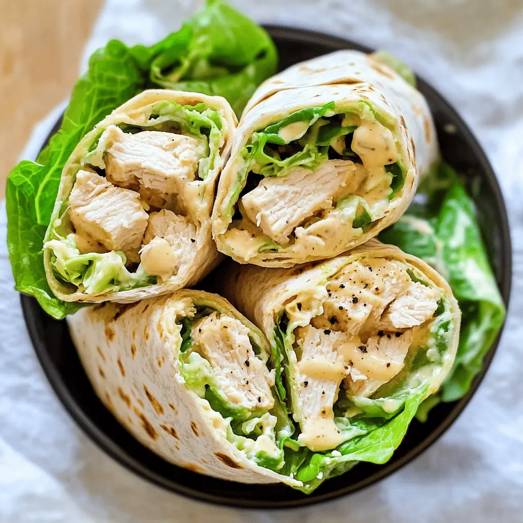 Transform your mealtime with these easy and delicious Crock Pot Chicken Caesar Wraps! Juicy shredded chicken is mixed with creamy Caesar dressing, crisp romaine, and savory Parmesan cheese, all wrapped up in a soft tortilla. Perfect for a quick lunch or a family dinner. Save this recipe for a weeknight win that everyone will love!