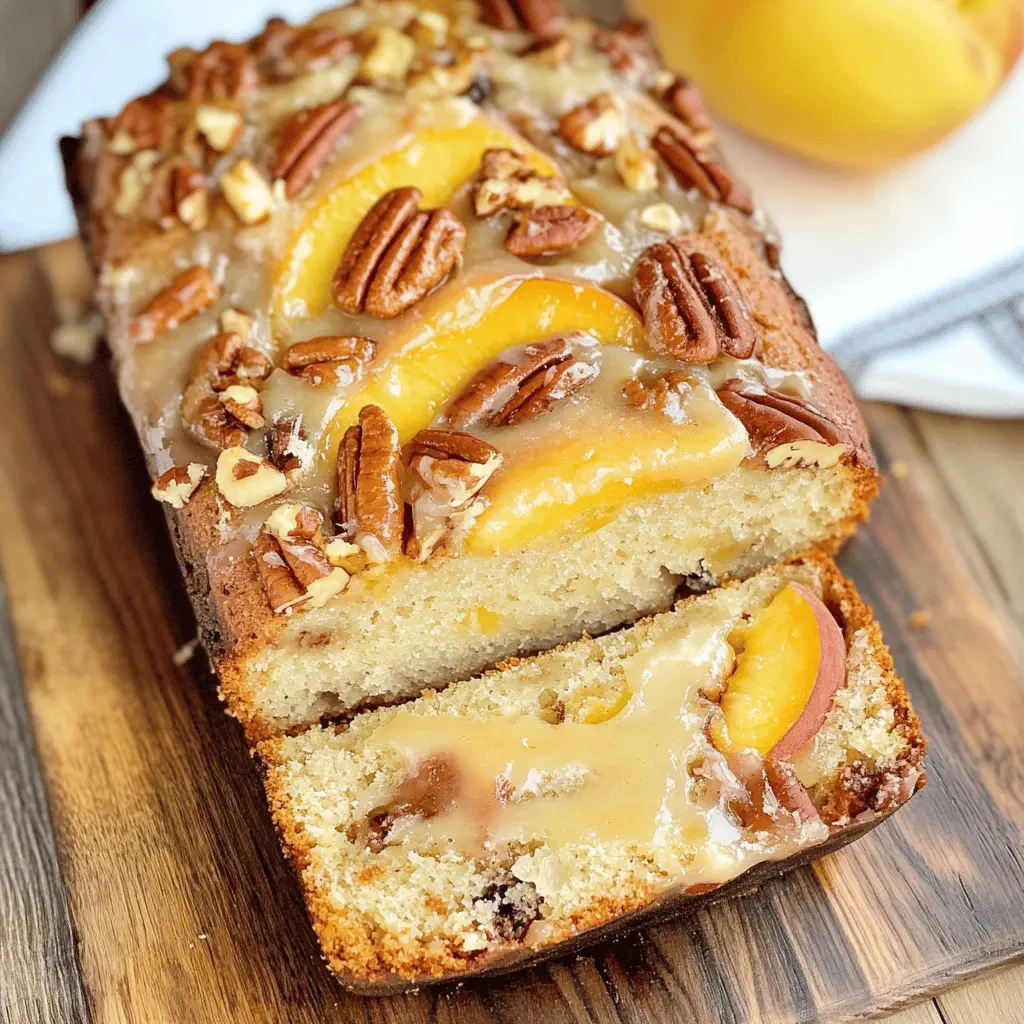 This Peach Pecan Bread brings a sweet and nutty twist to your breakfast table! Packed with fresh peaches and crunchy pecans, it’s perfect for brunch or as a midday snack. The moist texture and delightful flavors will have everyone coming back for more. Save this recipe to enjoy a slice of heaven at your next gathering! 🍑🥜