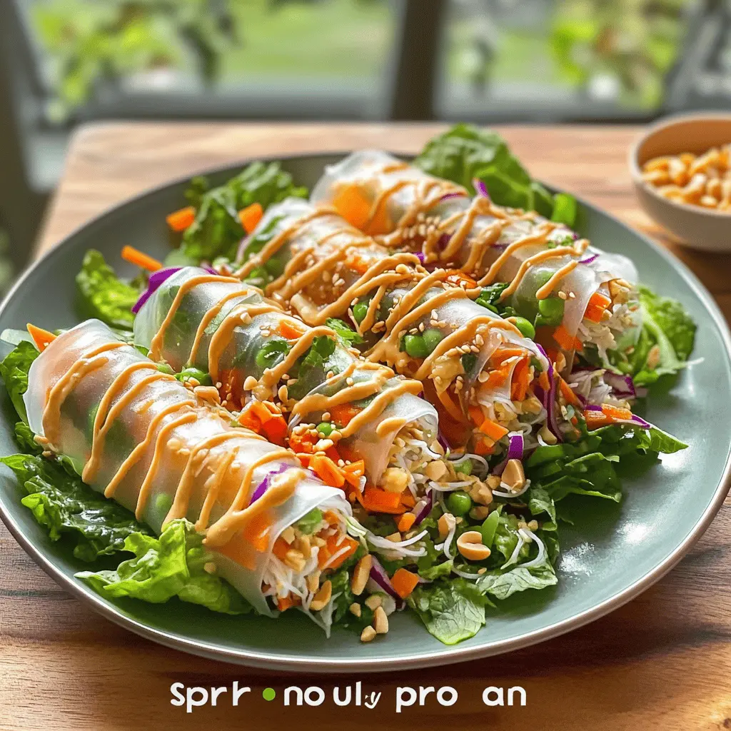Brighten your meal with this vibrant Spring Roll Salad with Peanut Dressing! Packed with fresh veggies, herbs, and a creamy peanut sauce, it's perfect for lunch or as a light dinner. Enjoy the crunch and flavor in every bite. Save this recipe for your next gathering or a quick weeknight meal!