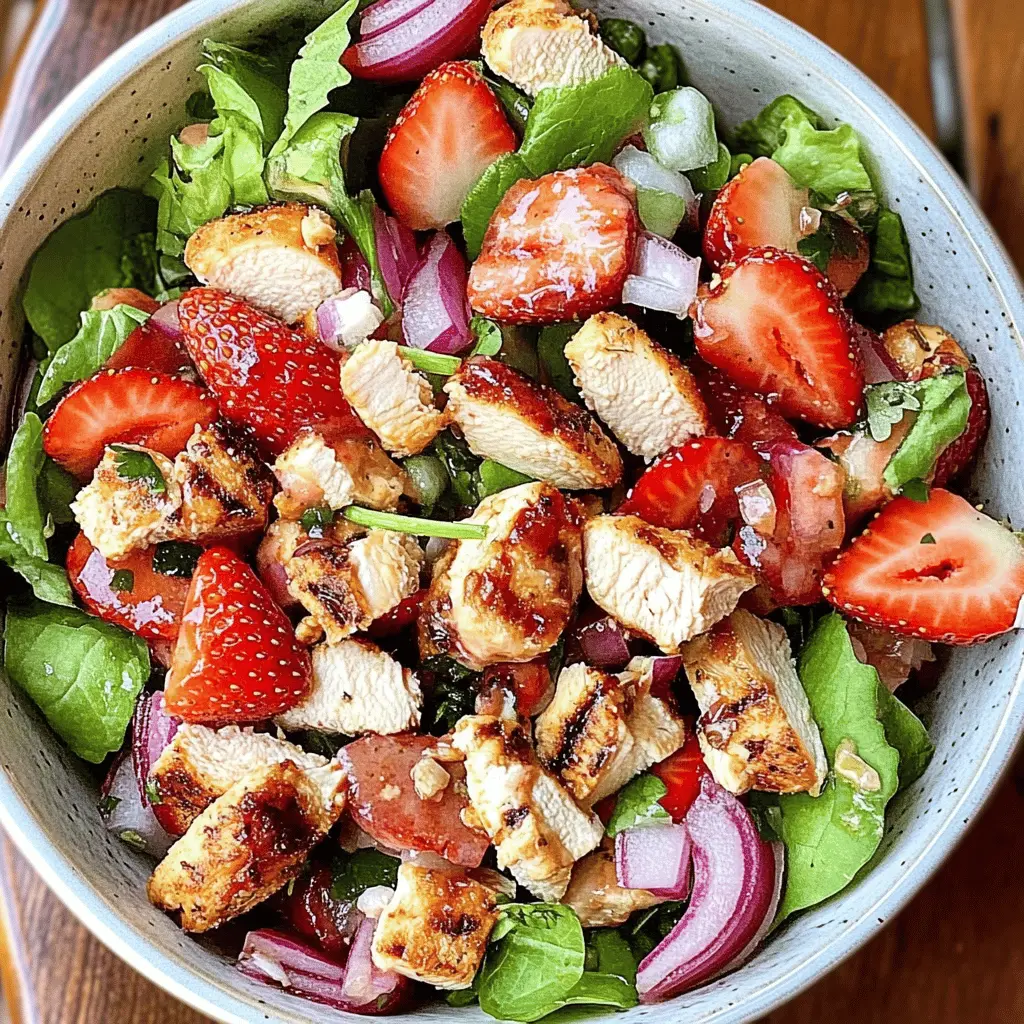 Easy Strawberry Fields Chicken Salad Recipe