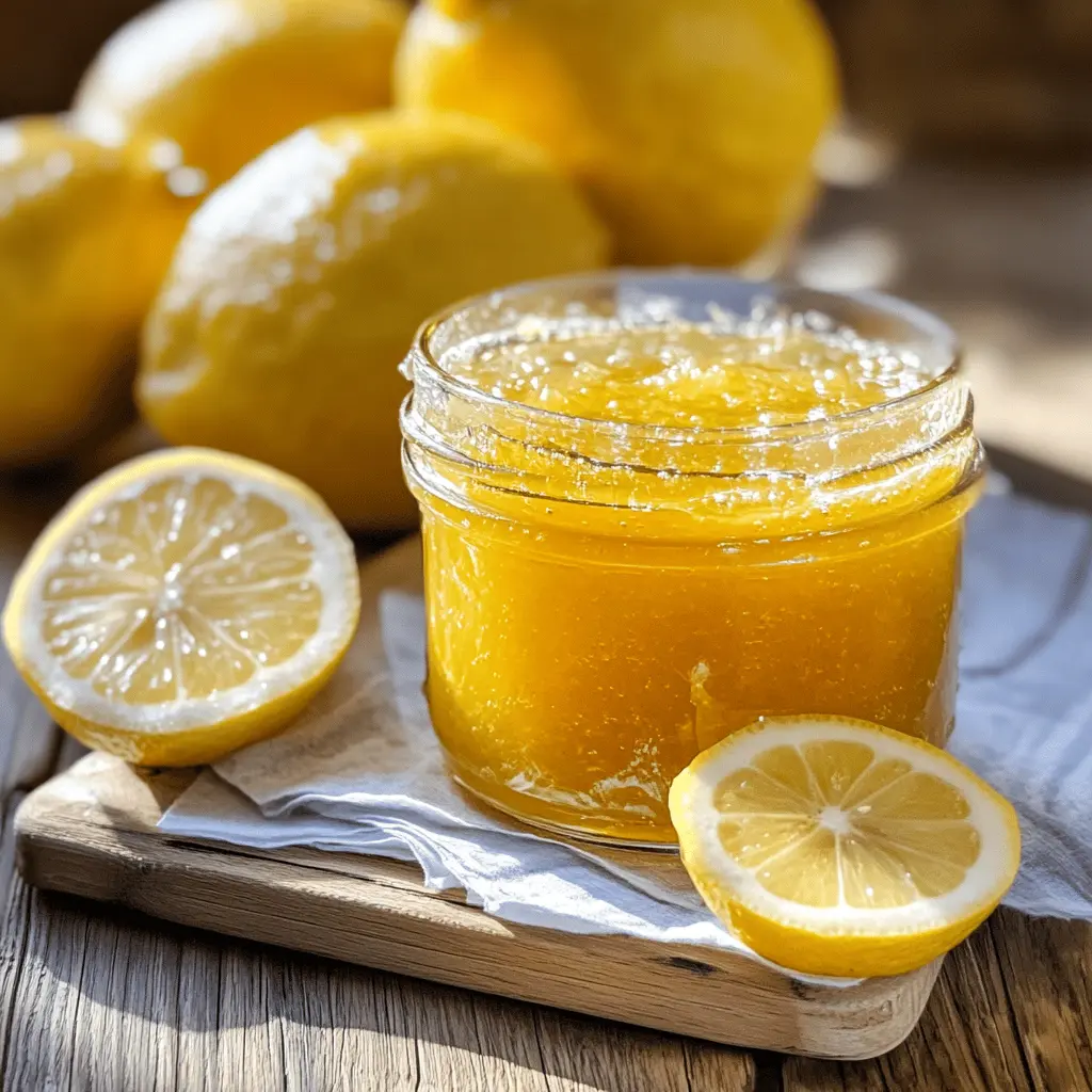 Easy Homemade Italian Lemon Jam Recipe