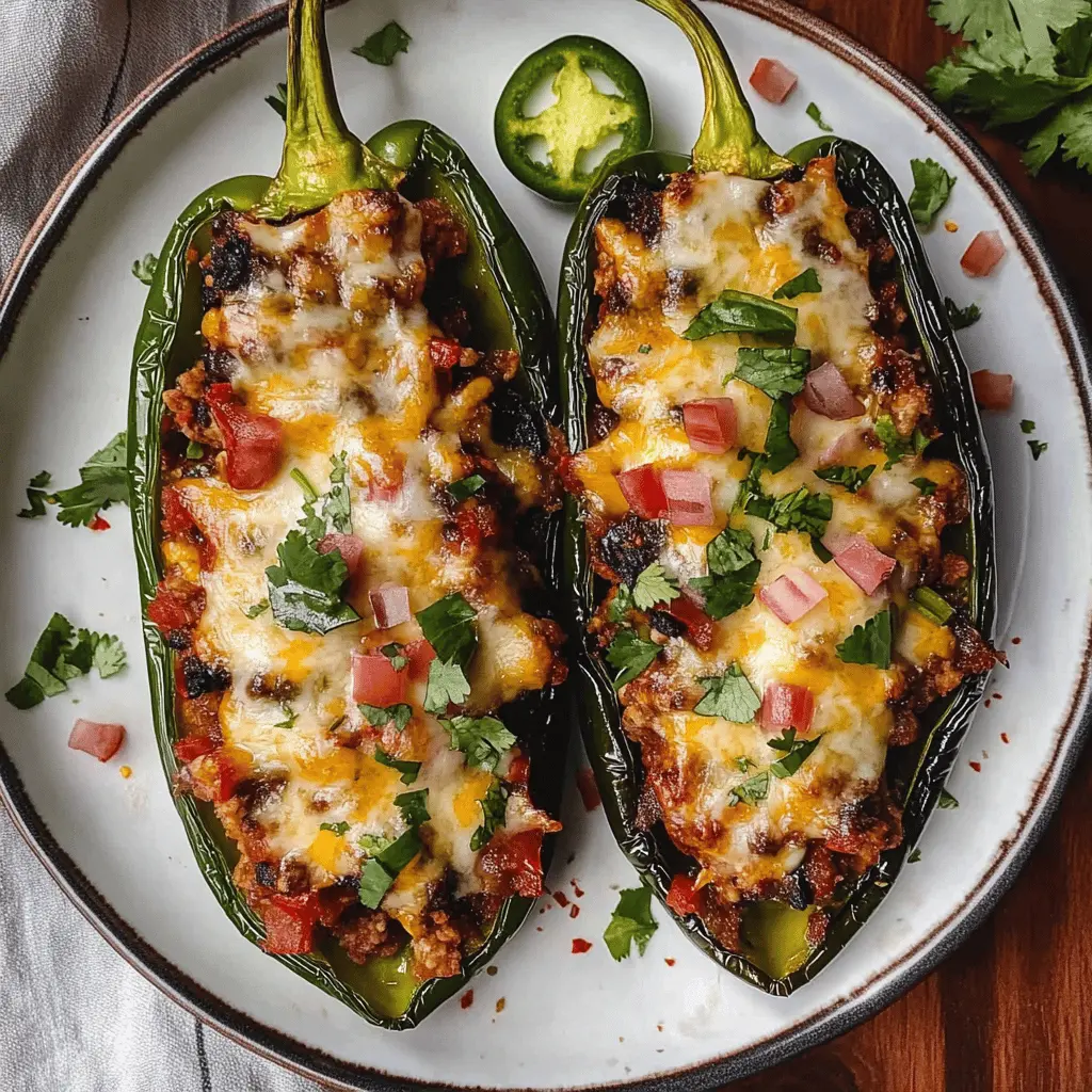 Easy Mexican Stuffed Poblano Peppers Recipe