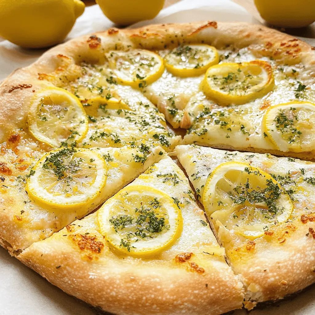 Easy Lemon Pizza with Fresh Herbs