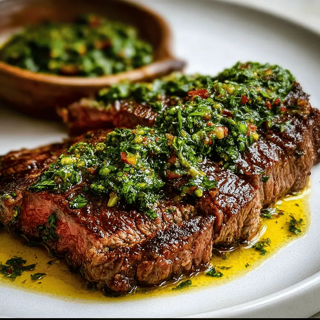 Easy Chimichurri Steak Recipe
