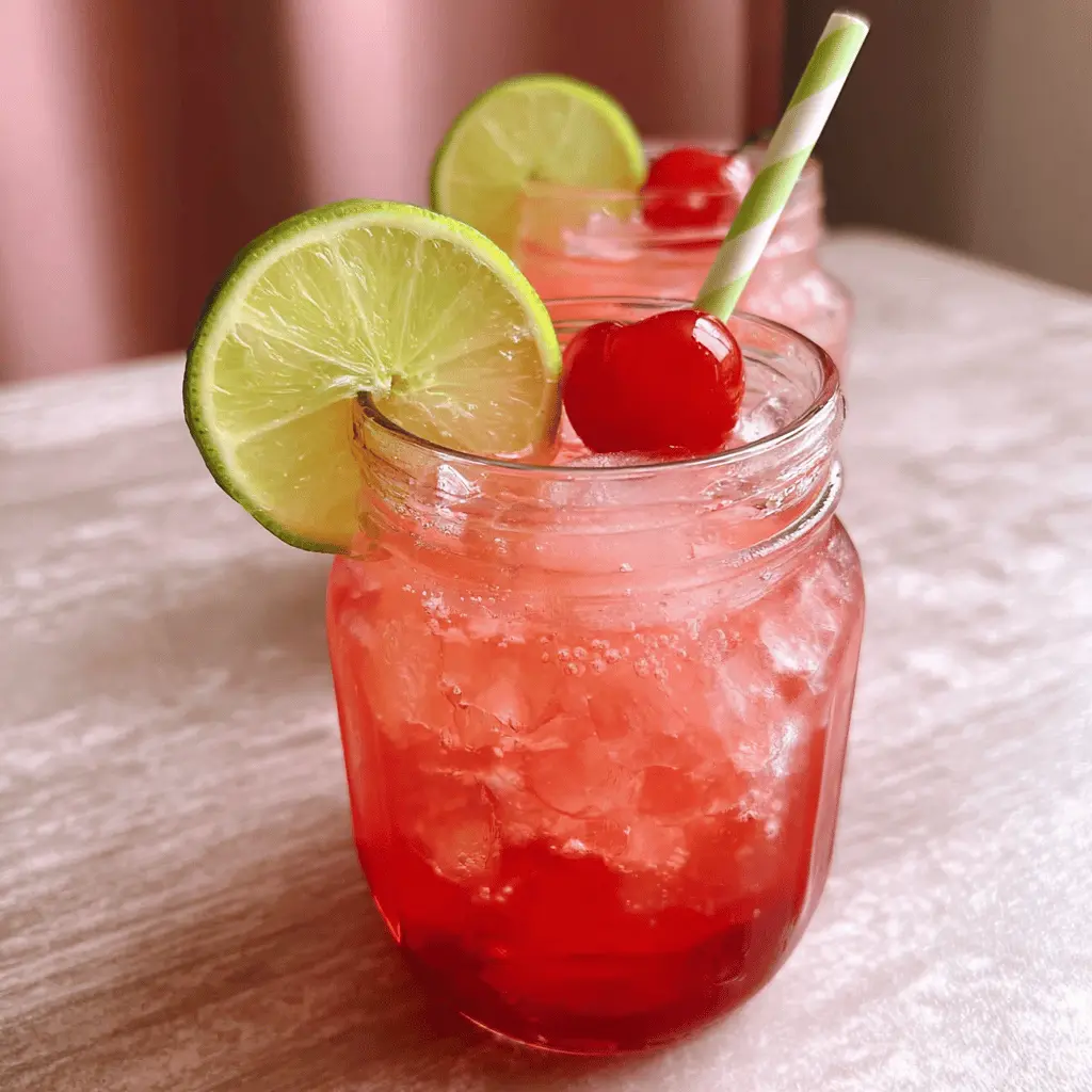 Easy 4-Ingredient Cherry Limeade Recipe