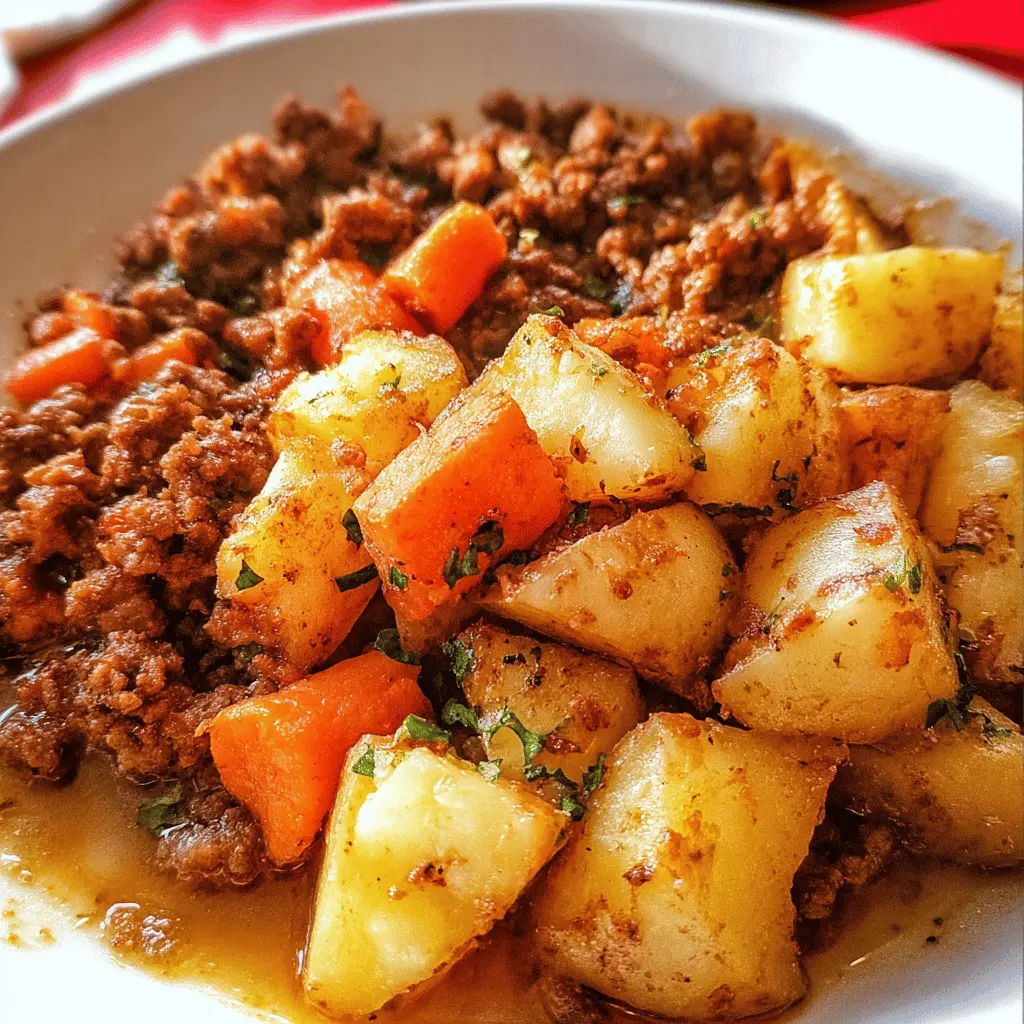 Easy Ground Beef and Potato Skillet Recipe