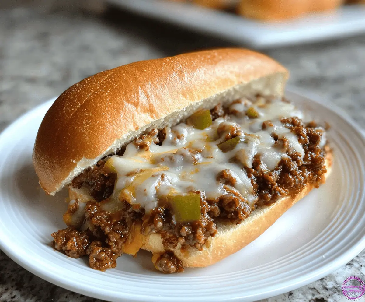 Easy Philly Cheesesteak Sloppy Joes Recipe