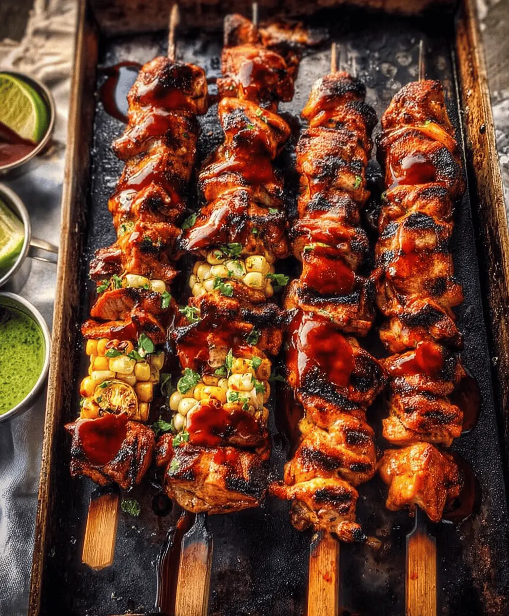 Best Easy BBQ Chicken Skewers Recipe