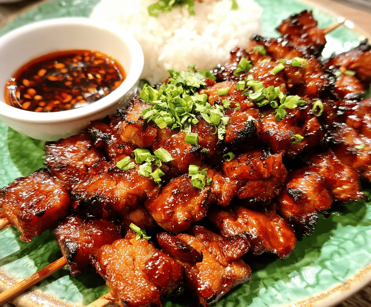 Easy Filipino BBQ Pork Recipe for Beginners