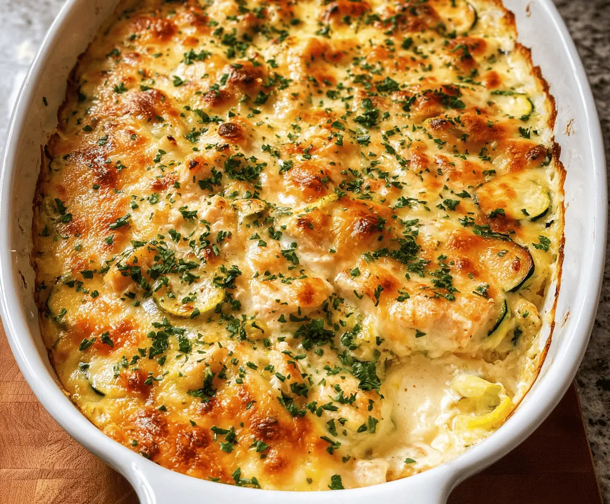 Easy Chicken Zucchini Casserole Recipe