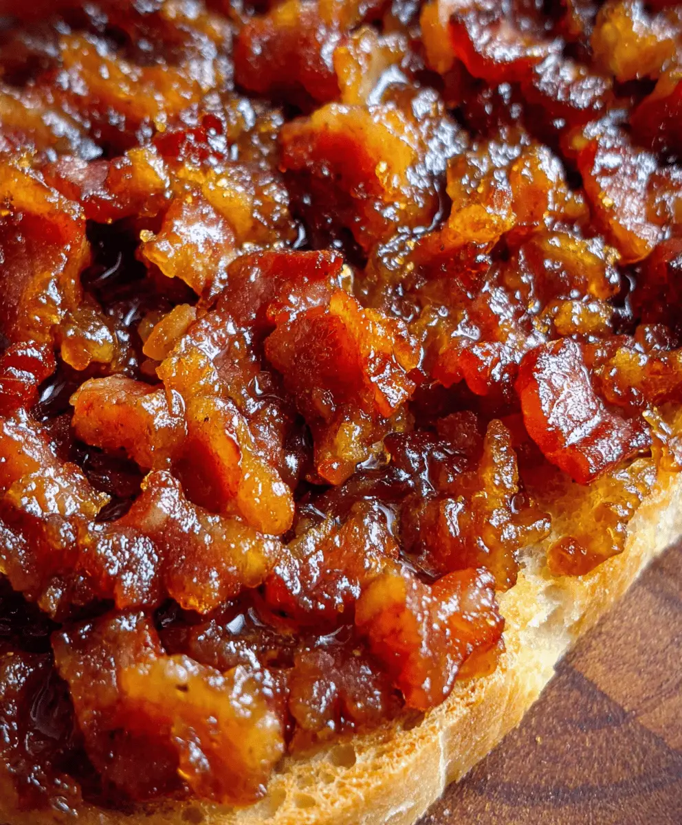 Easy Peach Bacon Jam Recipe