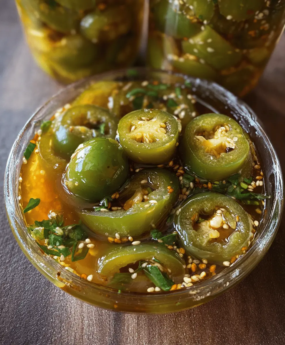 Easy Pickled Bread and Butter Jalapenos Recipe