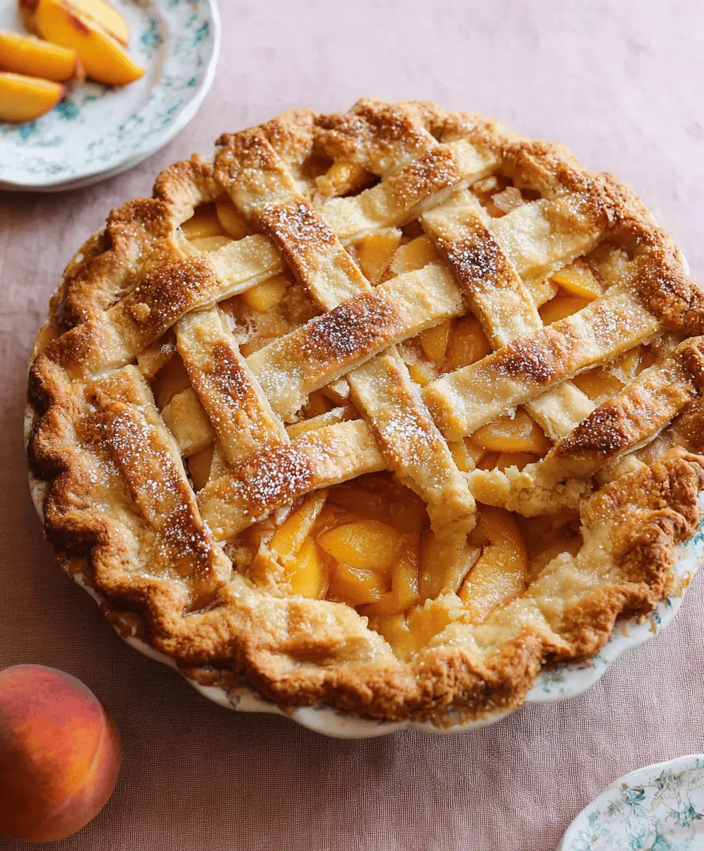 Easy Homemade Peach Pie Recipe