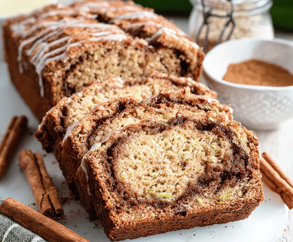 Best Easy Cinnamon Swirl Zucchini Bread Recipe