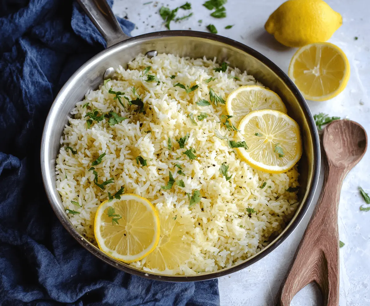 Easy Greek Lemon Rice Recipe in 35 Minutes