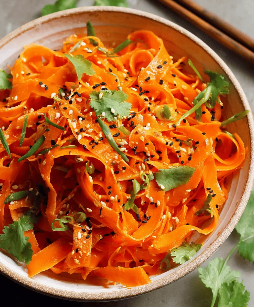 Fresh and Crunchy Asian Carrot Salad Recipe