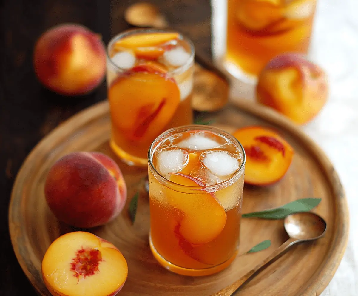 Refreshing Easy Peach Tea Recipe for Summer