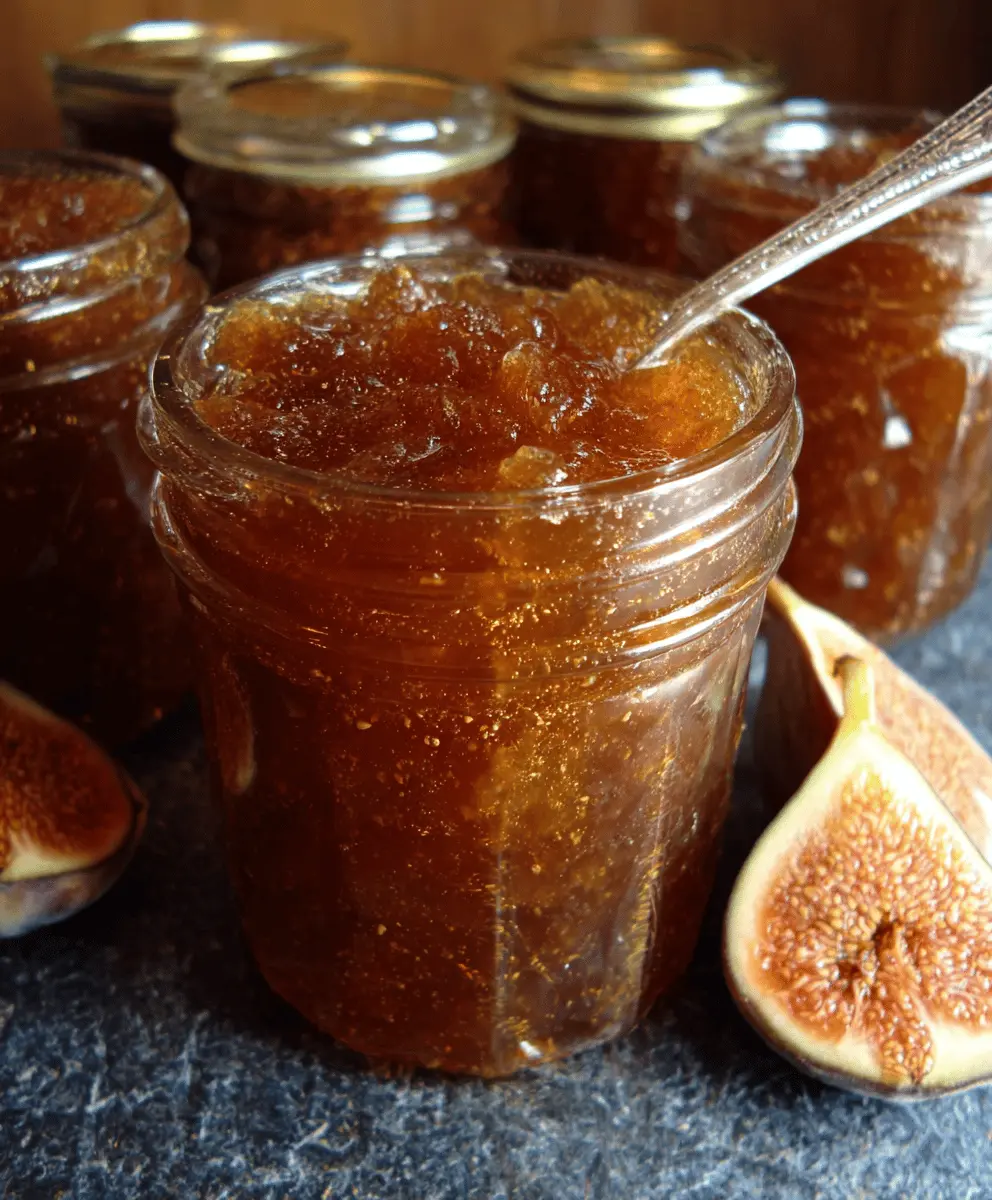 Old-Fashioned Fig Preserves Recipe For Homemade Sweetness