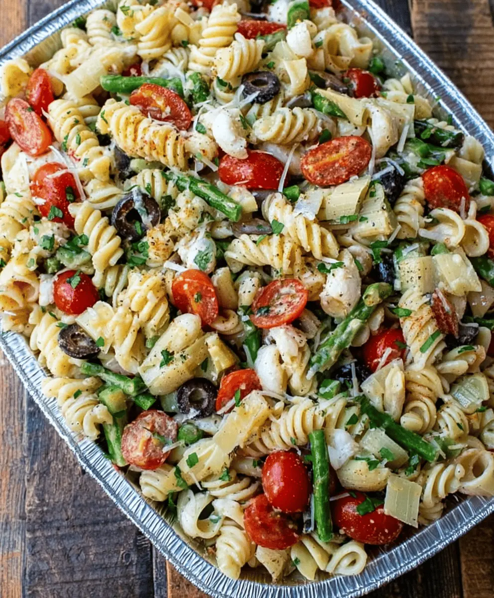 Easy Pasta Salad Recipe for a Crowd