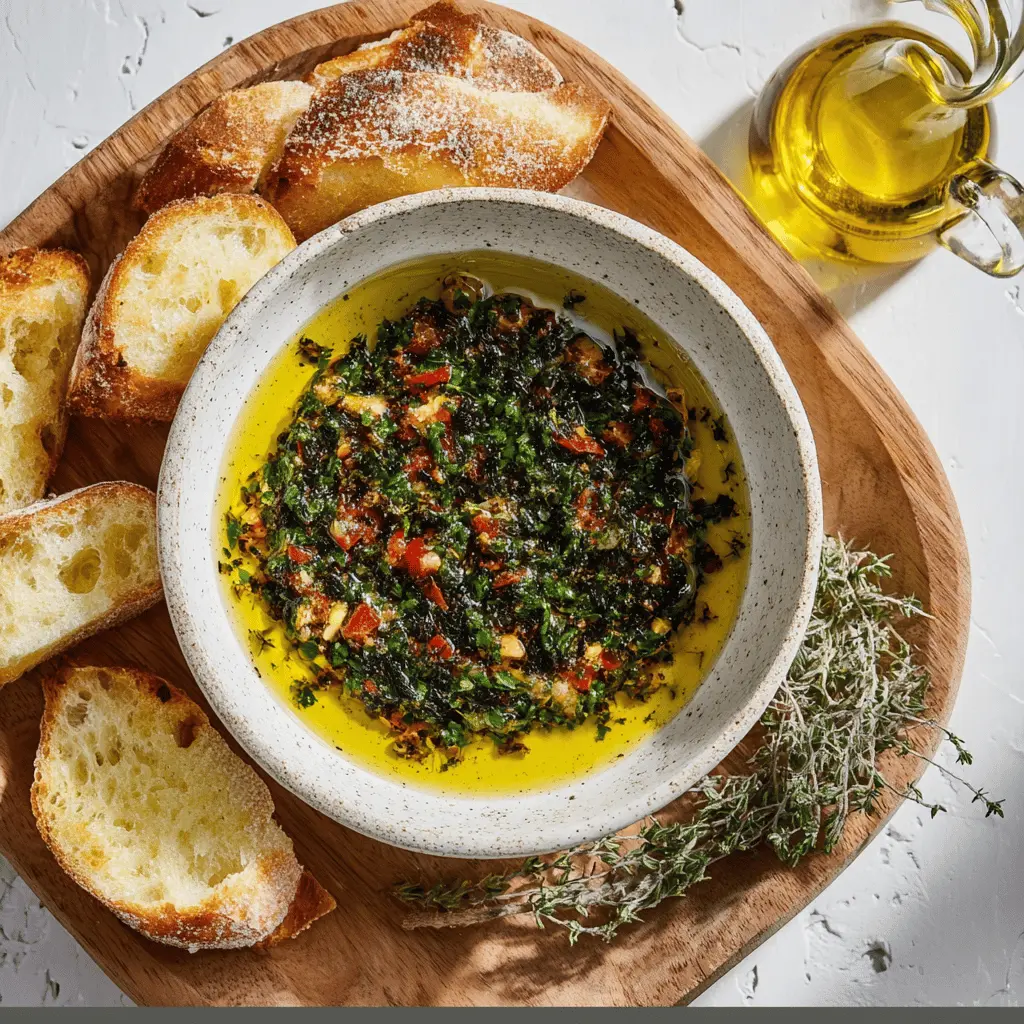 Easy Mediterranean Olive Oil Dip Recipe