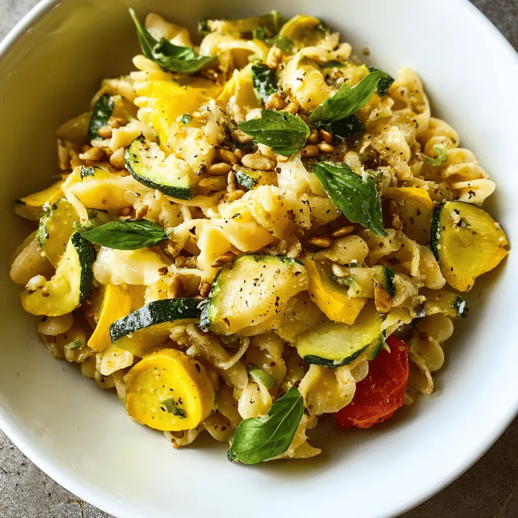 Easy Summer Squash Pasta with Fresh Herbs