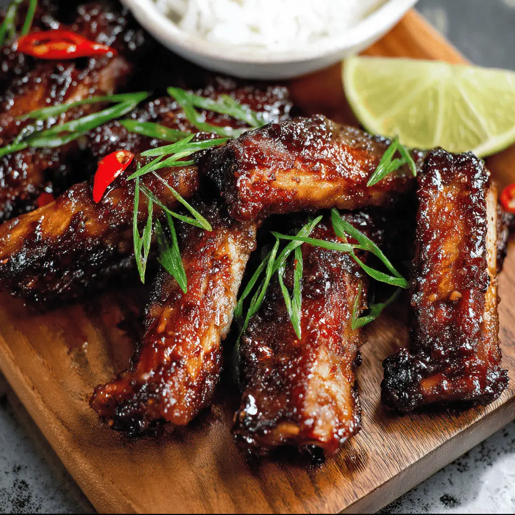 Easy Soy Honey Glazed Pork Ribs Recipe