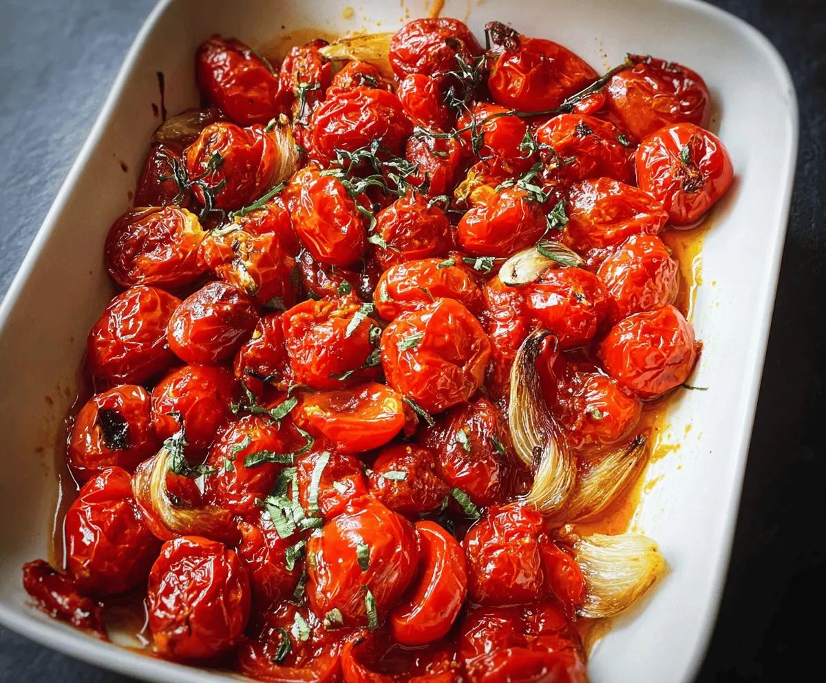 Easy Roasted Cherry Tomato Sauce Recipe