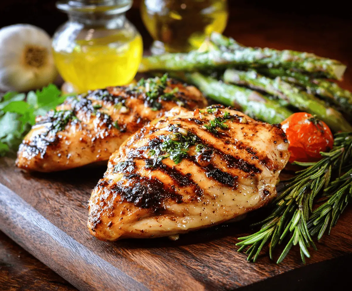 Maple Rosemary Grilled Chicken Recipe