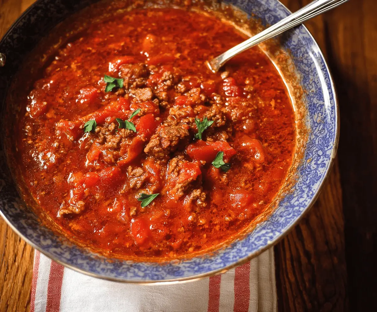 Paolozzi Meat Sauce Recipe: Traditional Italian Sunday Dinner
