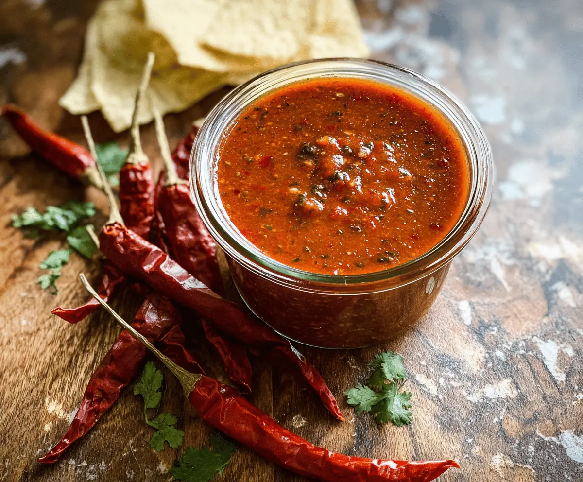 Easy Salsa de Chile de Arbol Recipe