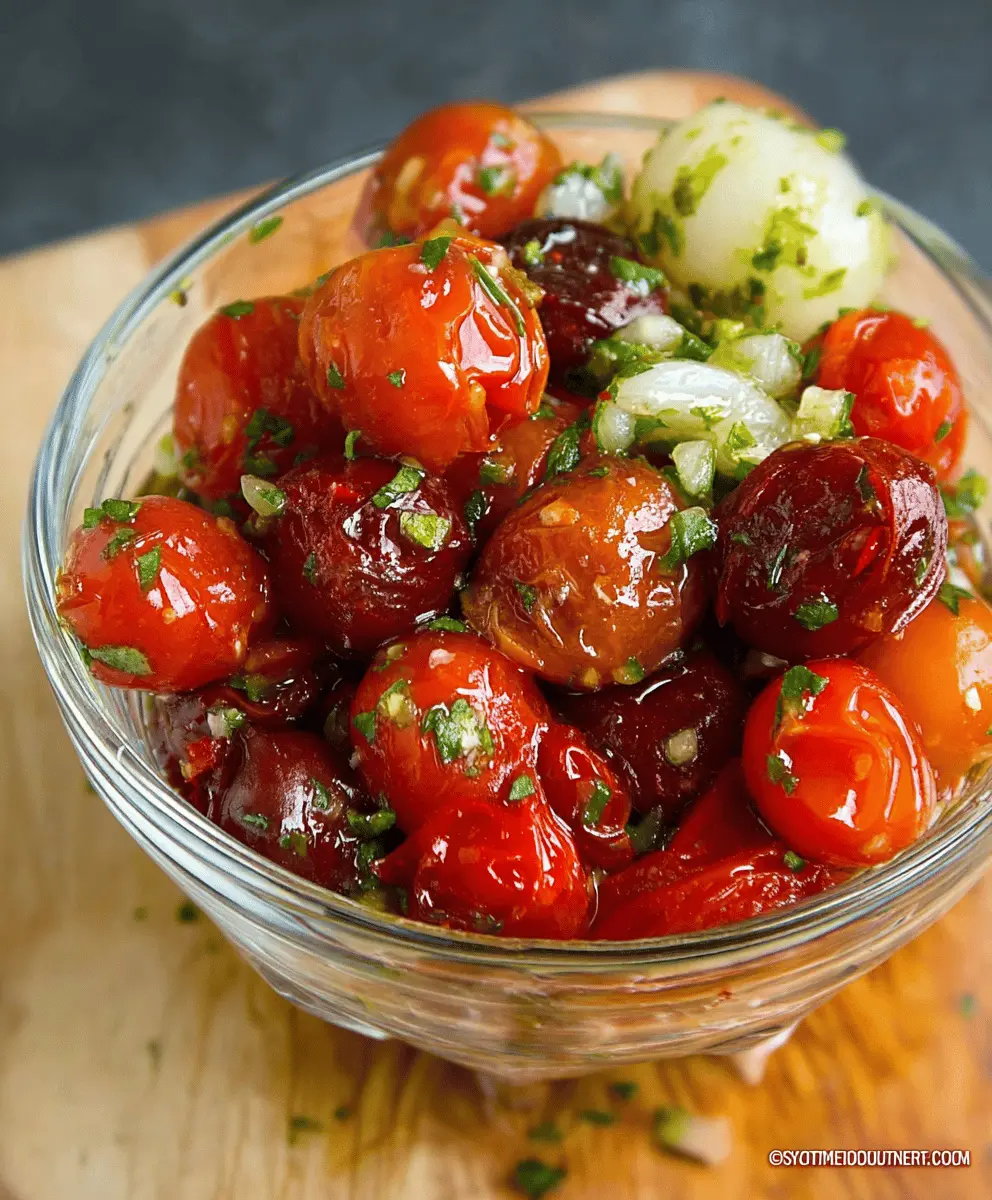 Easy Roasted Cherry Tomato Salsa Recipe