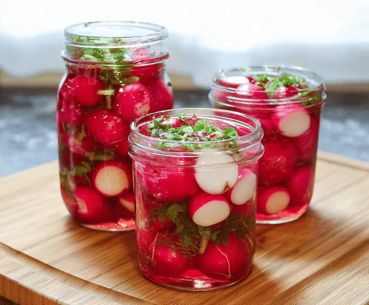Easy Refrigerator Pickled Radishes Recipe
