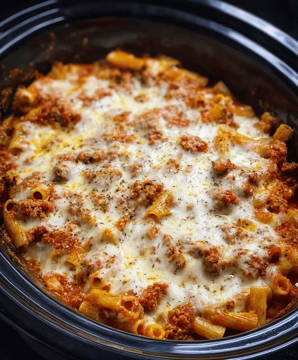 Easy Crockpot Baked Ziti Recipe for Busy Nights