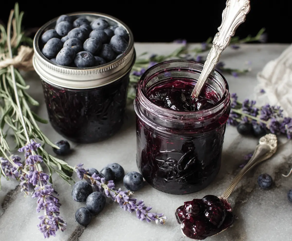 Homemade Blueberry Lavender Jam Recipe