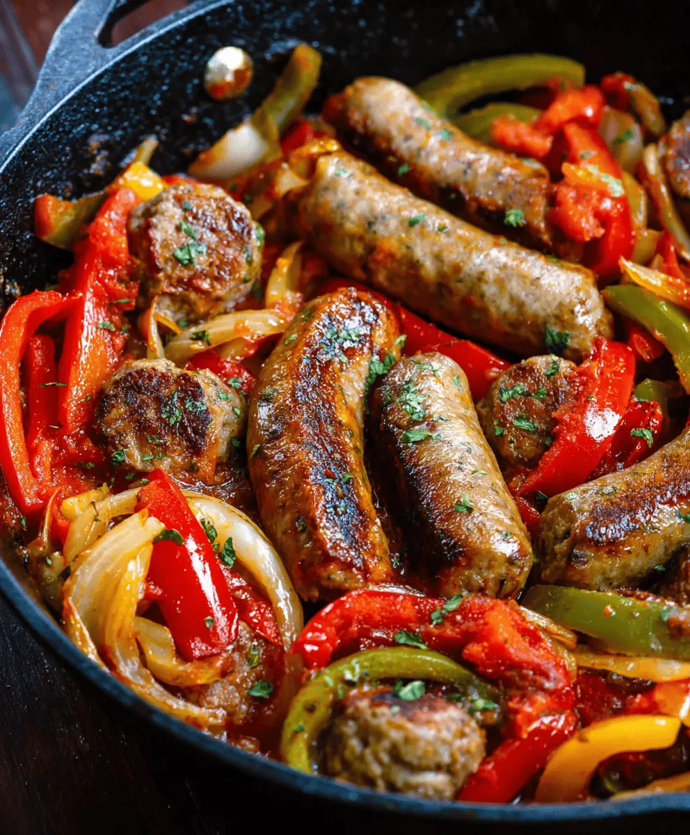 Easy Italian Sausage and Peppers Recipe