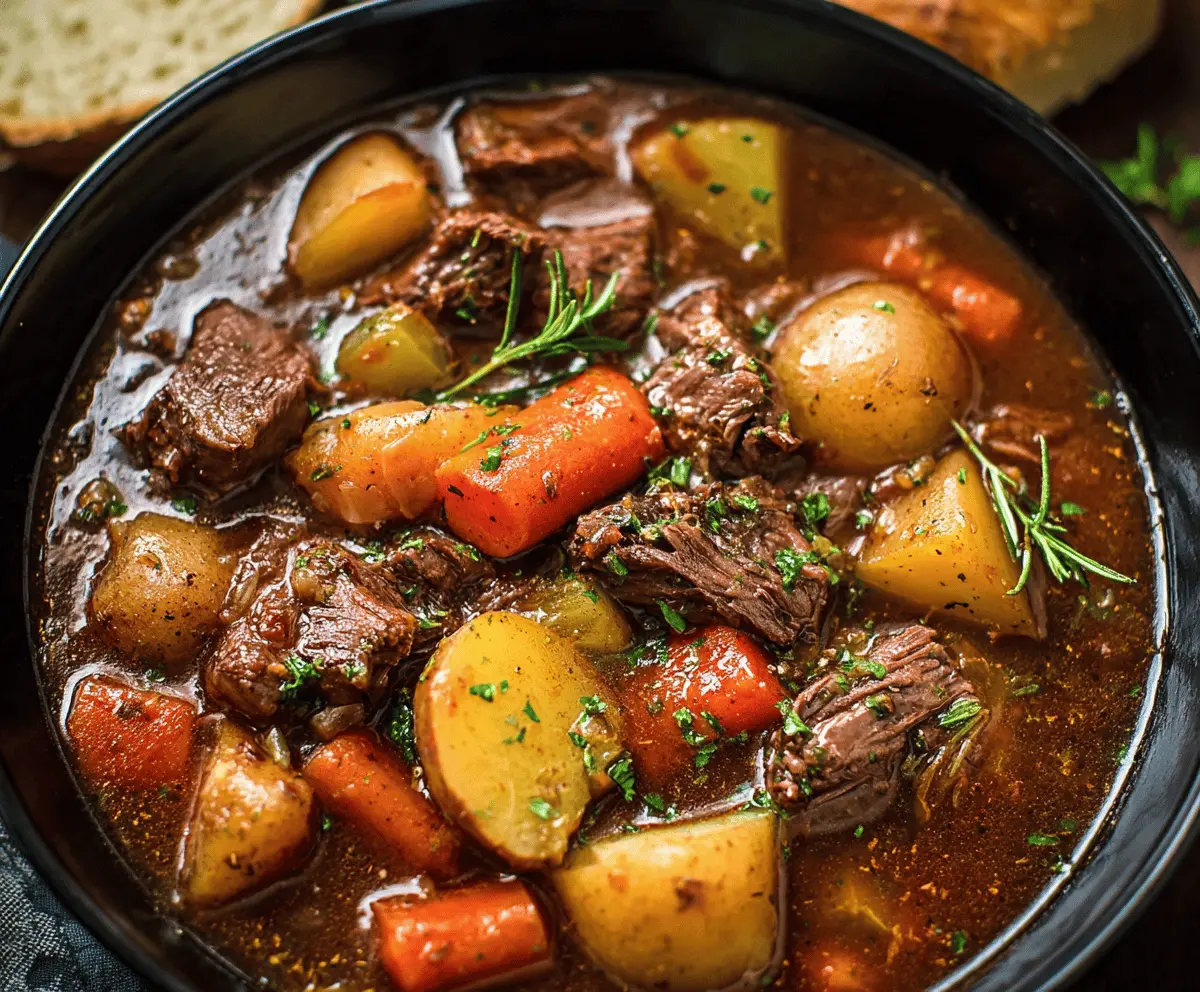Easy Crock Pot Beef Stew Recipe for Cozy Dinners