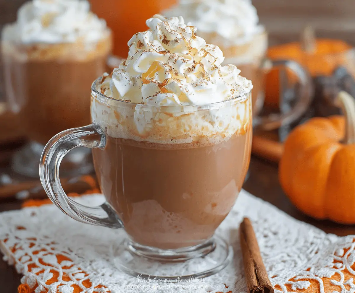 Creamy Pumpkin Hot Chocolate Recipe for Fall
