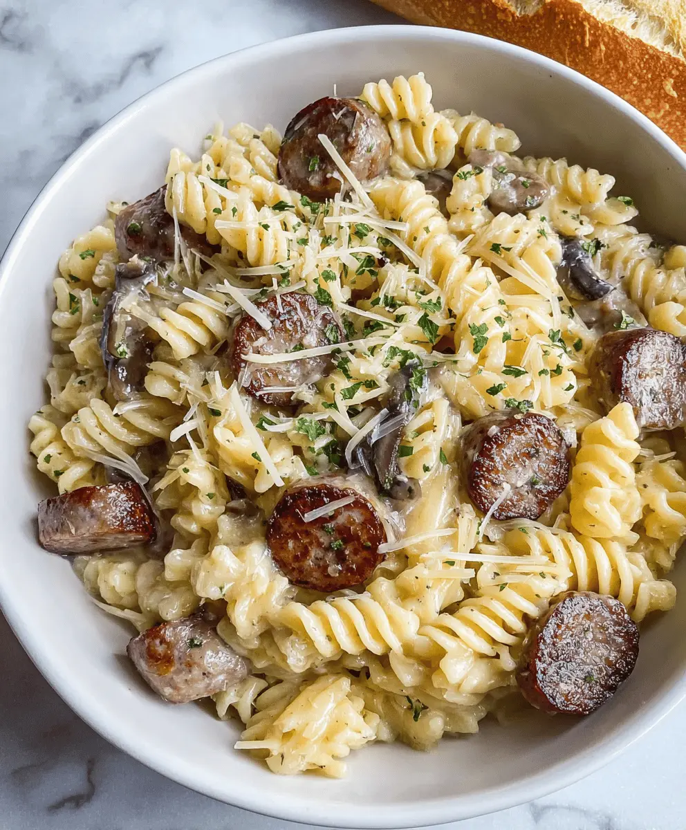 Easy Leftover Bratwurst Pasta Recipe