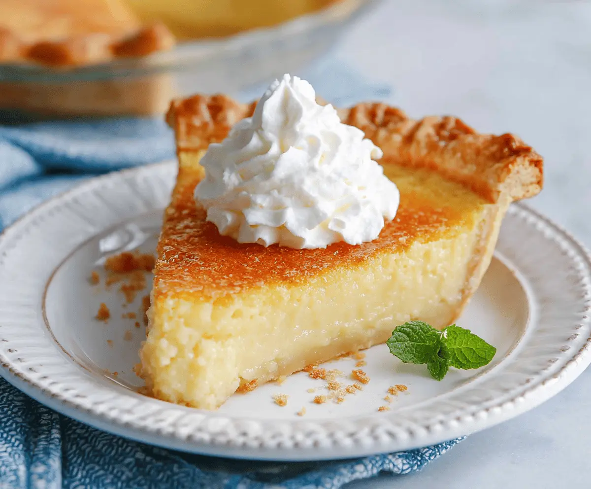 Classic Buttermilk Pie Recipe with a Creamy Twist