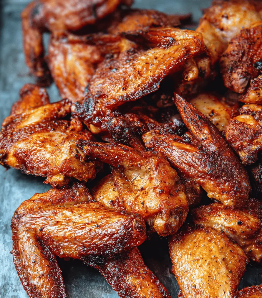 Perfect Crispy Smoked Chicken Wings Recipe