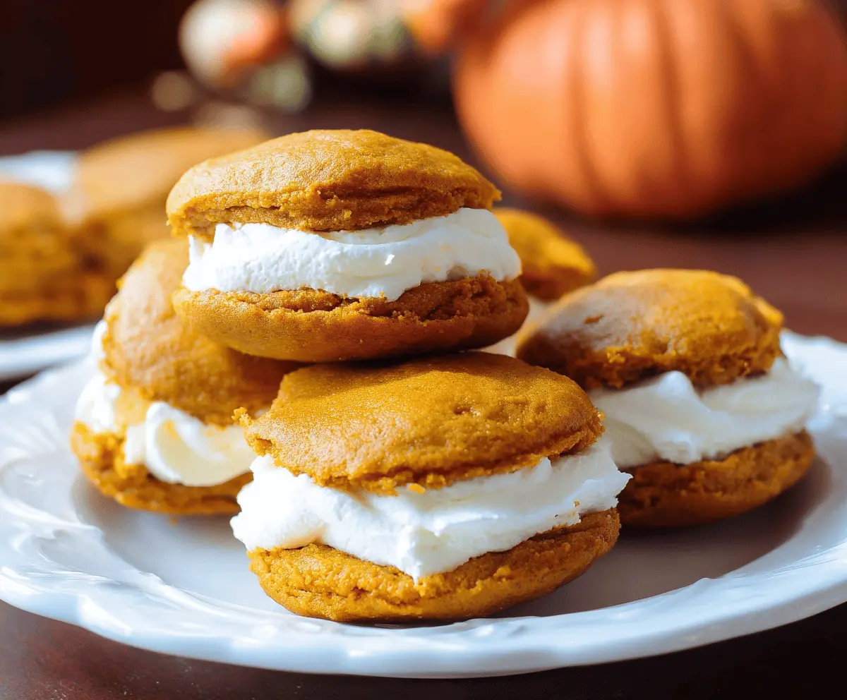 Amish Pumpkin Whoopie Pies