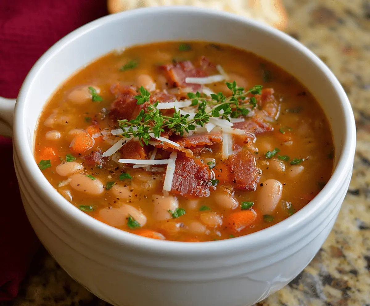 Bean With Bacon Soup