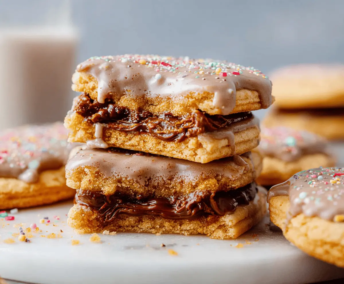 Brown Sugar Pop Tart Cookies