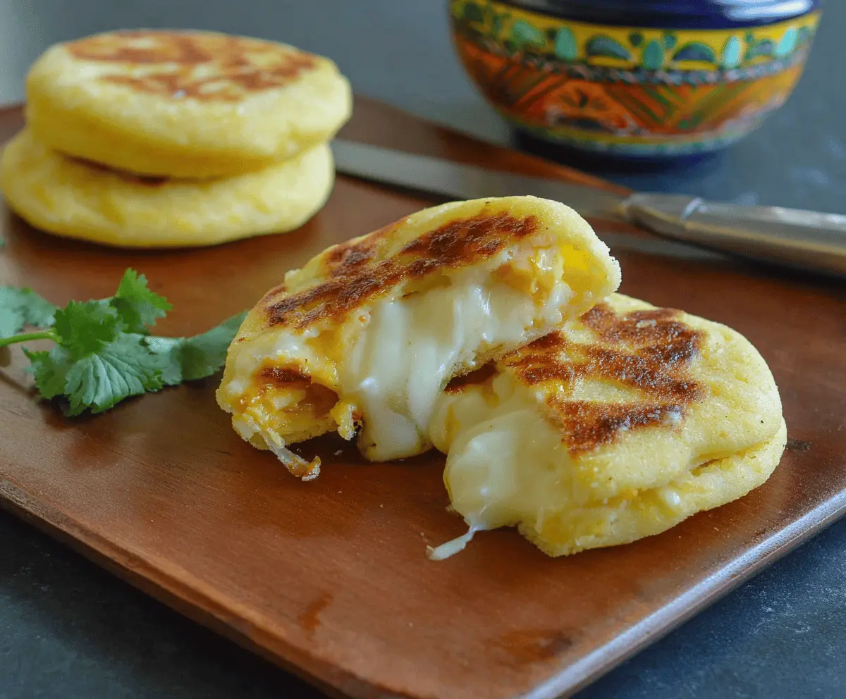 Cheesy Arepa Delight