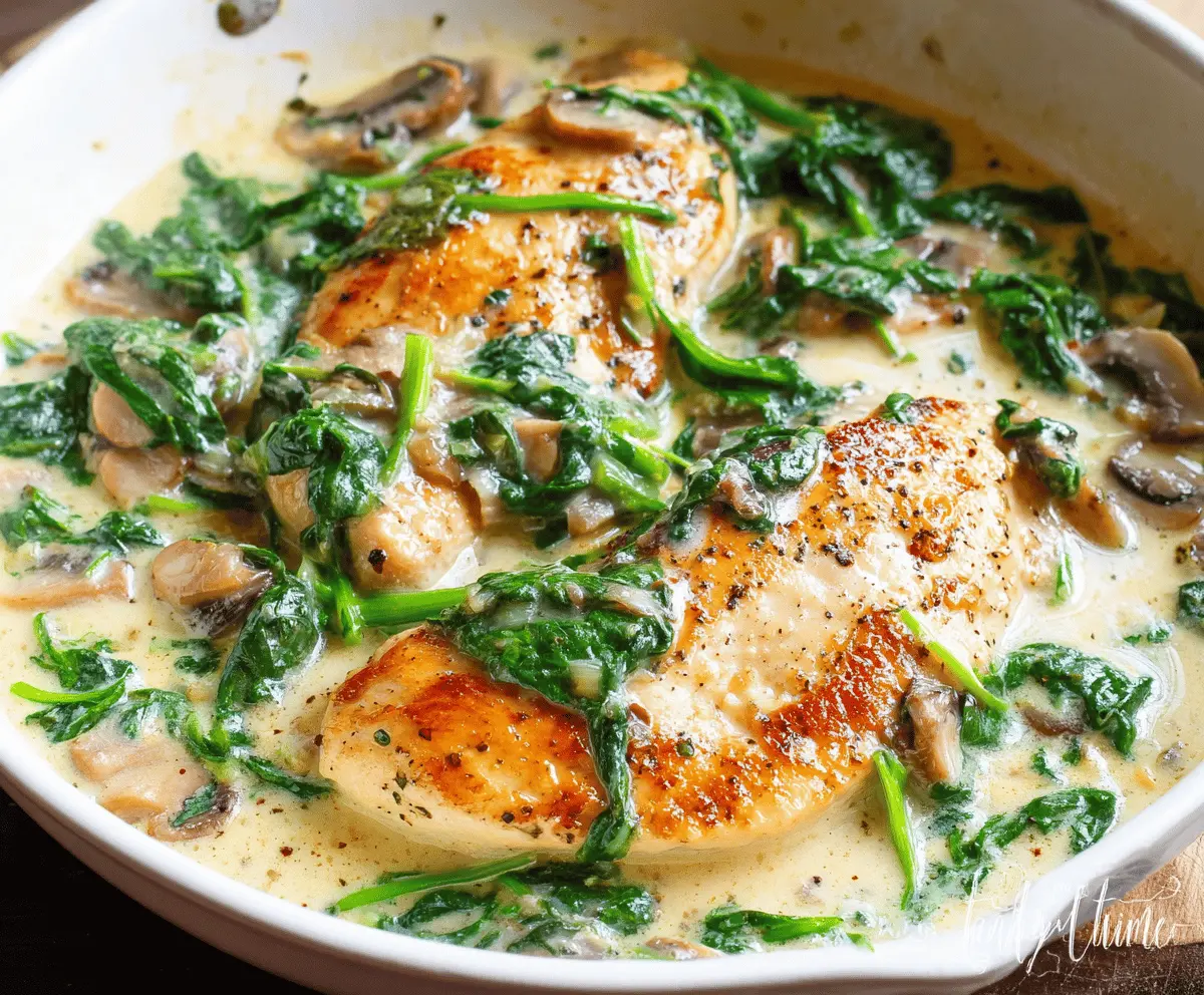 Creamy Chicken Florentine