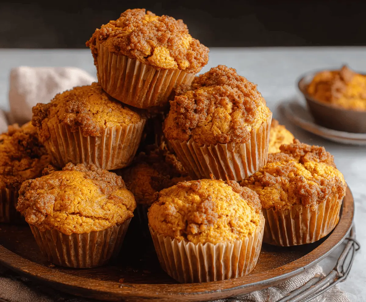Delicious homemade sweet potato muffins with a golden-brown crust, perfect for breakfast or a healthy snack