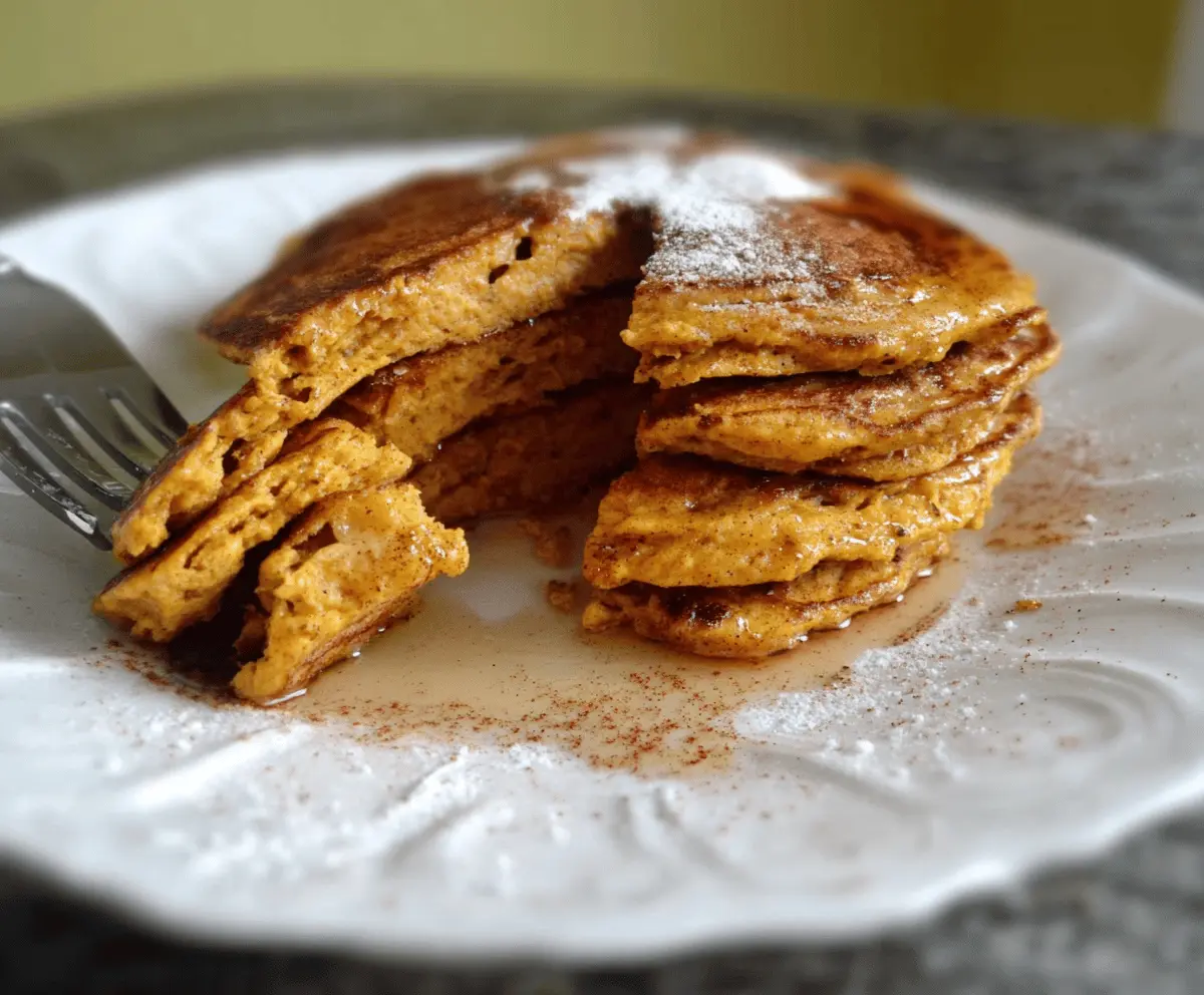 Delicious 2-ingredient sweet potato pancakes stacked on a plate, showcasing their golden-brown color and crispy edges, perfect for a healthy breakfast.