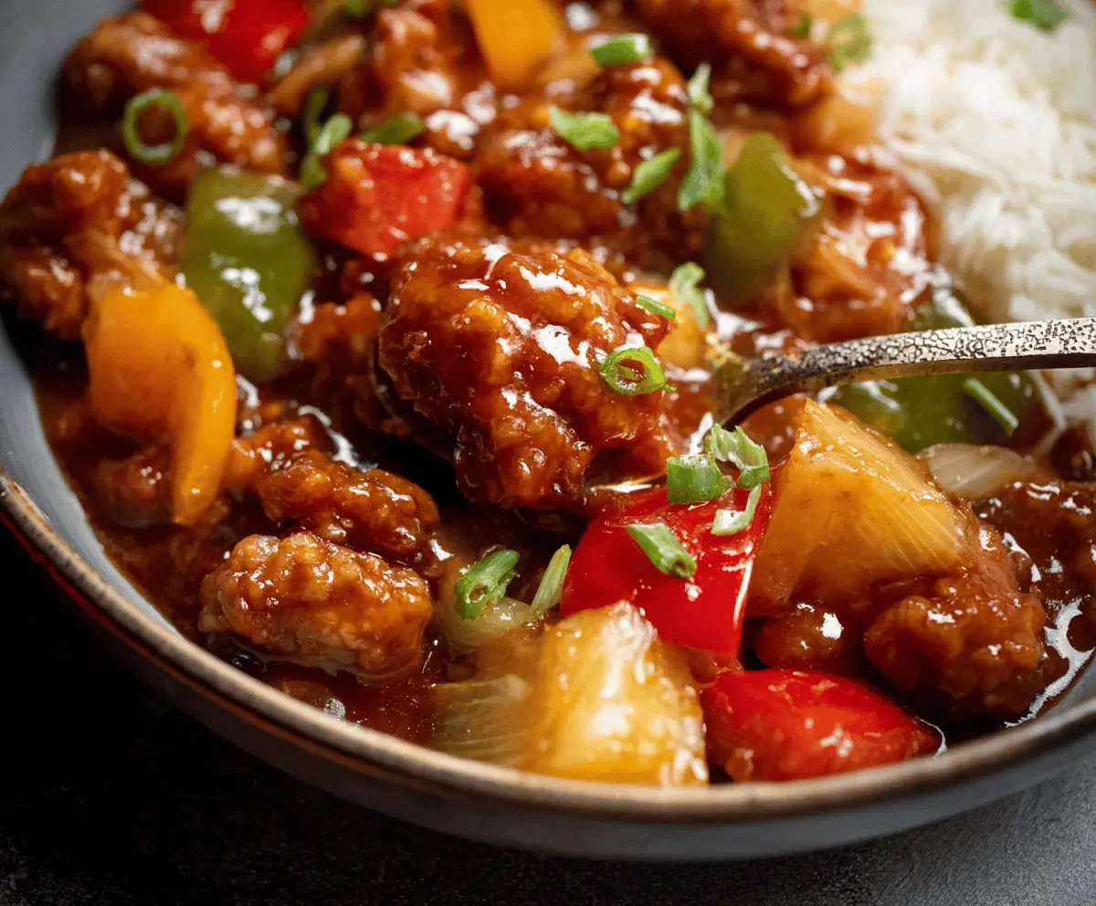 Authentic Chinese Sweet and Sour Pork