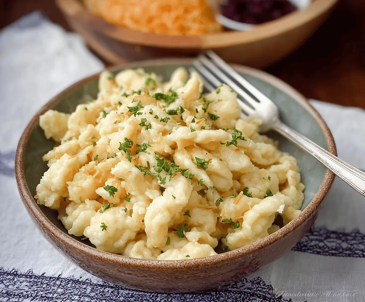 Authentic German Spaetzle Dumplings